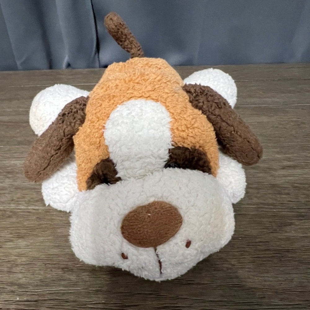 Spark Create Imagine Laying Beagle Puppy Plush Brown White Stuffed Animal Dog